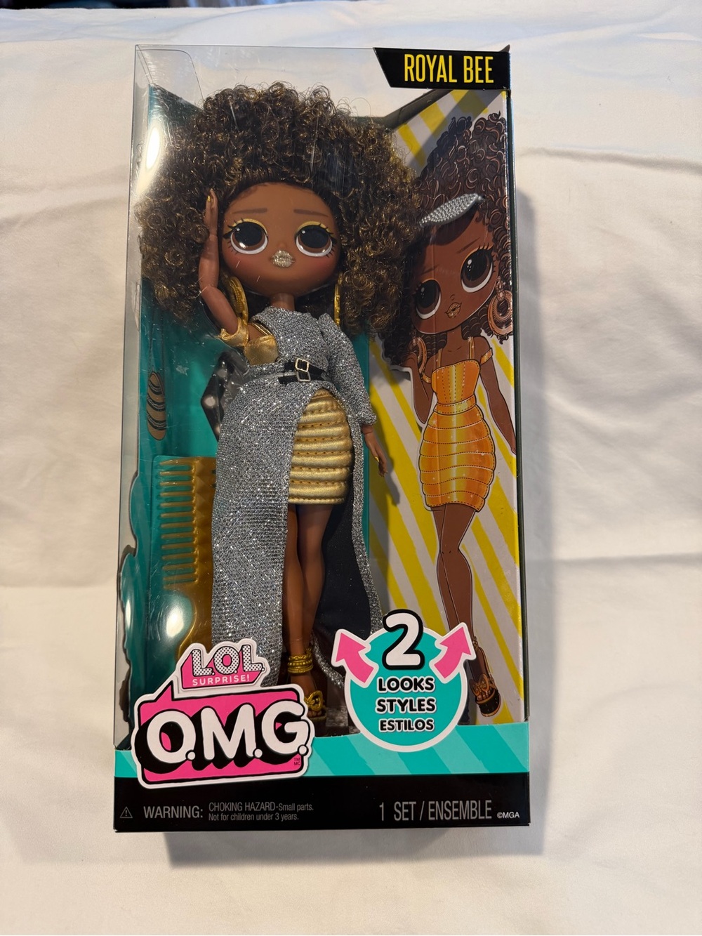 L.O.L. Surprise! Royal Bee Two-Look One-Piece Outfit - Gold & Silver